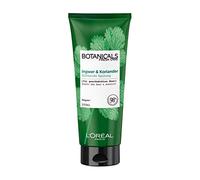 Botanicals Après-shampoing fortifiant et démêlant sans silicone, sulfates et parabènes, pour cheveux fragilisés, cosmétiques naturels végétaliens, après-shampoing gingembre et coriandre, 200 ml