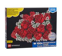 Botanicals Rose Puzzle, Puzzle découpé, Cadeau pour Fans de Lego | 1004 pièces, 74 x 55 cm, Poster, Dès 9 ans, Pour enfants et adultes