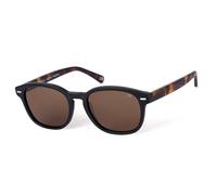 BOTANIQ Gafas cuadradas de acetato en negro para unisex, opcional con fuerza de visión (modelo BIS-7014-104)