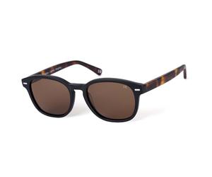 BOTANIQ Gafas cuadradas de acetato en negro para unisex, opcional con fuerza de visión (modelo BIS-7014-104)