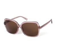 BOTANIQ Gafas cuadradas de acetato marrón para mujer, opcional con nivel de visión (modelo BIS-7010-103)
