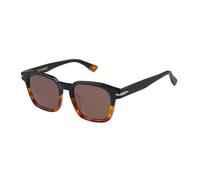 BOTANIQ Gafas cuadradas de acetato negro para hombre, opcional con nivel de visión (modelo BIS-7063-104)