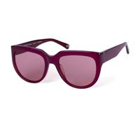 BOTANIQ Lunettes rondes en acétate rose pour femme, avec correction visuelle en option (modèle BIS-7001-172)