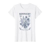 Botanique du pâturin et du trèfle du Kentucky T-Shirt Graphique avec Valeur
