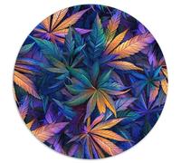 botanique Puzzle Rond De 1000 Pièces pour Illustration Bricolage Ludique Activité Différente 1000pcs (67.5x67.5cm)