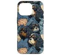 Botanique Vintage Cavalier King Charles Coque pour iPhone 16 Pro