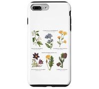 Botanique Vintage - Six Fleurs Sauvages avec des Noms latins Coque pour iPhone 7 Plus/8 Plus