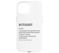 Botanist Job Définition Botanique Personnalisée Drôle Botanique Coque pour iPhone 15