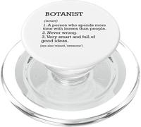 Botanist Job Définition Botanique Personnalisée Drôle Botanique PopSockets PopGrip pour MagSafe