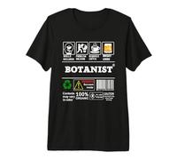 Botanist Job Definition Funny Sarcasm Skills Coffee Whisky T-Shirt Haut de Gamme