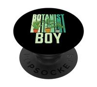 Botaniste Garçon Plantes Botaniques Fleurs Botanistes Botaniste PopSockets PopGrip Adhésif