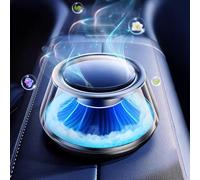 Botare Smart Car Désodorisants 5 lumières d'ambiance et brume de voiture, marche/arrêt automatique, diffuseur de concentration réglable avec deux parfums, dure 5 mois, bleu océan et rose