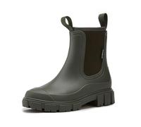 Botas de Agua Mujer Chelsea Lluvia Botines Impermeables Jardín Trabajo Antideslizante Tobillo Boots Wellington Botas Zapatos de Lluvia Impermeable Wellington Botines de Goma de Moda y Antideslizante