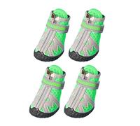 Botas Perro - 4 Piezas Protectores Patas | 5 Tallas Botas Perro Goma Antideslizante, Transpirable, Verano Pavimento Caliente, Invierno Nieve, Exterior