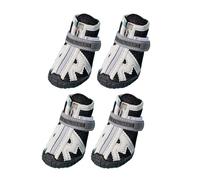 Botas Perro - Zapatos Mascota Transpirables | Botas Antideslizantes 4 Piezas, Rugosa Goma, Protege Patas, Verano Invierno Exterior Paseo