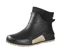 BOTCAM Bottes de pluie courtes en caoutchouc pour homme et femme - Bottes de pluie imperméables - Bottes de pêche - Bottes de trekking - Antidérapantes - Chaussures de jardin - Taille 36-44, k, 37 EU