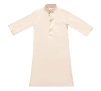 BOTCAM et les vestes robes de printemps pour filles et modèles pour cravate ronde moyenne et grande taille manches longues robe de jeunesse musulmane arabe moyenne veste décontractée denim jean, beige