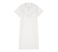 BOTCAM & Filles Peignoirs Printemps et Modèles pour Moyenne et Grande Fermeture Éclair Cravate Ronde Manches Courtes Musulman Arabie Jeunesse Casual Peignoir Débardeur, Blanc., 13-14 ans