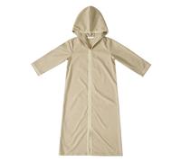 BOTCAM Robe Fille Jupe Longue Printemps Grande Lâche Manches Longues Musulmane Arabe Jeunesse Jupe Longue Robe Décontractée Fille Noir 128, kaki, 3-4 ans