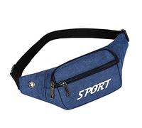BOTCAM Sac décontracté multifonctionnel pour la mode unisexe sac à bandoulière étanche sacs banane (Z6 bleu, 29 x 3 x 10)