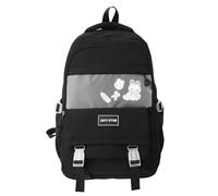 BOTCAM Sacs d'école pour enfants pour le début de la saison scolaire Sacs à dos mignons pour garçons et filles Sacs à dos de grande capacité pour sortir Sacs à dos légers (noir, taille unique)