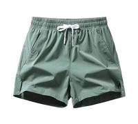 BOTCAM Short bleu pour homme décontracté et tendance | Short pour homme en couleur unie, ample et tendance avec rayures droites, AG, XXL
