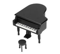 Bote à musique - TBEST - Piano en Bois - Son Clair - Opération Simple - Blanc - Enfant - 14.6x12.6x9cm