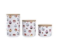 BOTE SET 3 GRES BAMBU 10X10X17 PASTELES MULTICOLOR