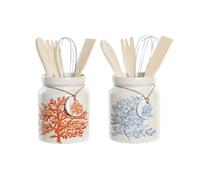 BOTE UTENSILIOS SET 5 DOLOMITE 12X12X22 1 L, CORAL