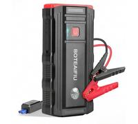 BOTEAIFIU Démarreur de Batterie Starthilfe Powerbank für PKW 3000A Starter Powerbank für 12V Fahrzeuge BIS 8.0L Benzin 6.5L Diesel mit Überbrückungskabel LED-Licht USB Typ-C Powerbank