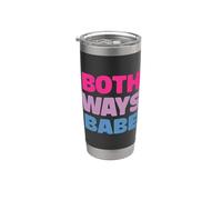 Both Ways Funny Bi Pride Bisexuel Gobelet isotherme en acier inoxydable double paroi