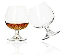BothEarn Whiskey Cognac Snifter 2 Pieces - 13.5 Ounce (400 ml) Small Crystal Brandy Glasses - Good for Bourbon Spirit Beer Drink, BE031, by