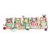 Bothy Threads Broderie au point de croix Motif chats