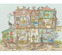 Bothy Threads Kit de broderie au point de croix compté - Cut Thru' Who Dunnit