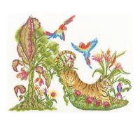 Bothy Threads Kit de broderie au point de croix compté - Walk On The Wild Side