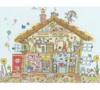 Bothy Threads Kit de broderie au point de croix - Cut Thru' Craft Home