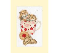 Bothy Threads Kit de broderie au point de croix Motif anniversaire de Hammy