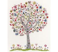 Bothy Threads Kit de broderie au point de croix Motif arbre d'amour