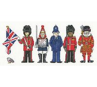 Bothy Threads Kit de broderie au point de croix Motif God Save The King