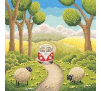 Bothy Threads Kit de broderie au point de croix Motif voyage en route
