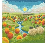 Bothy Threads Kit de broderie au point de croix Motif Watching The World Go by