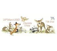 Bothy Threads Kit de broderie au point de croix Motif Woodland Welcome