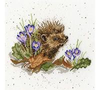 Bothy Threads Kit de broderie au point de croix Motif Wrendale Designs New Beginnings
