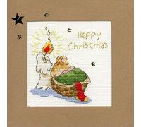 Bothy Threads Kit de cartes au point de croix - Premier Noël