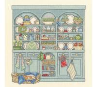 Bothy Threads kit de point de croix 'Country Dresser', XSS27, 26x26cm, DIY