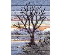 Bothy Threads kit de points longs "Saisons - Soirée d'hiver", 24x17cm, DW14MLS16, point compté