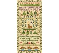 Bothy Threads Kit XS2 de point de croix et point compté Moira Blackburn avec inscription en anglais « Green Tree »