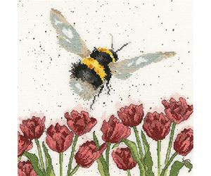 Bothy Threads Point de Croix Kit - Flight Of The Bumblebee