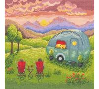 Bothy Threads Point de Croix Set "Notre Heureux Endroit", modèle à compter, XLP1, 26x26cm