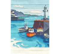 Bothy Threads point long "Repos du pêcheur", préimprimé, LSBE2, 19x27cm